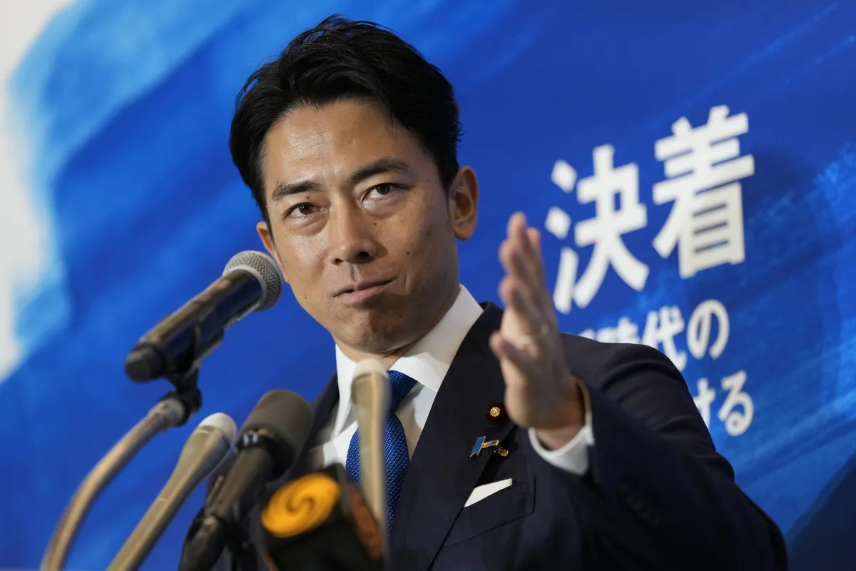 日本: 小泉纯一郎参加自民党竞选 誓言提前举行大选